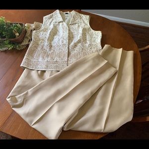 Talbots Pure Silk Pants Suit